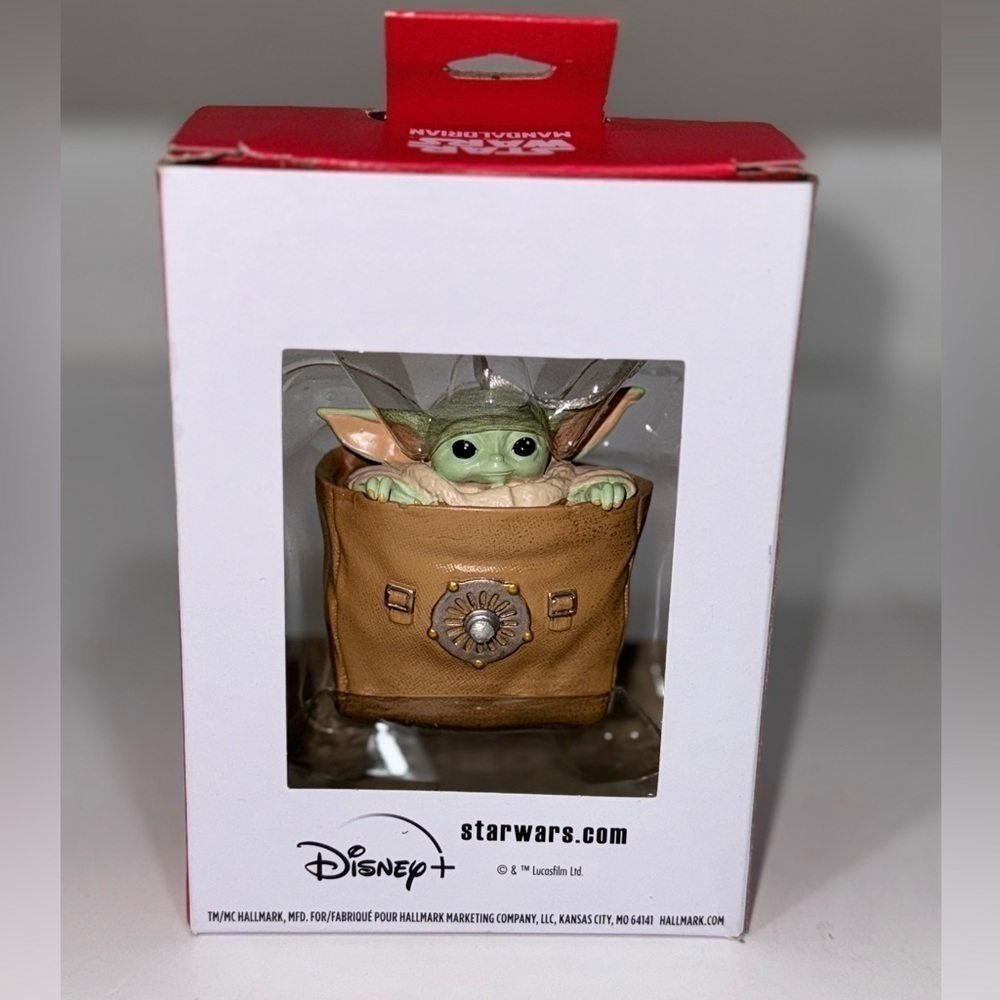 Hallmark Disney  Star Wars Mandalorian GROGU Ornament